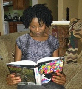 Currently reading about a low point in ?uestlove’s career in his new memoir. My eyes are GLUED to the page, as you can see.